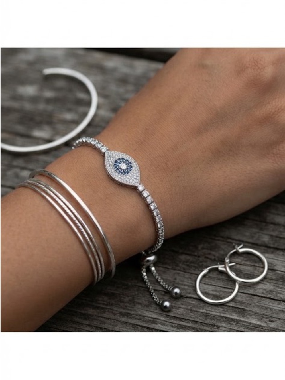 Evil eye bracelet